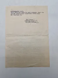 Originalt lot på falden tysk soldat, bl.a. med solbuch og urkunde