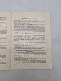 Original pjece fra statens civile luftværn - ww2