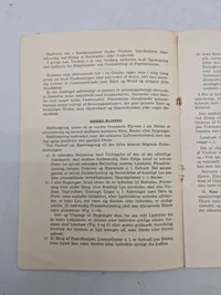 Original pjece fra statens civile luftværn - ww2