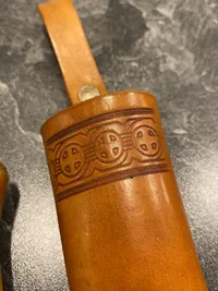 Originalt finsk lappedolk i stor størrelse