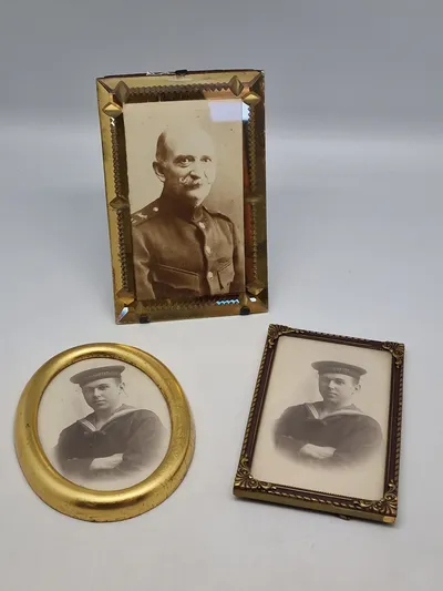 Samling originale militære fotos