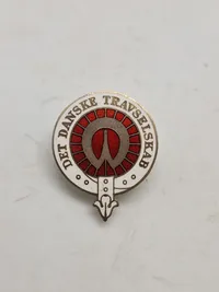 Original pin fra Det Danske Travselskab - 925 sølv