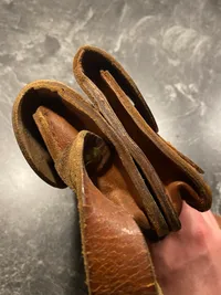 Originalt dobbeltsiddet ammunitionstaske til fransk MAS gevær - fra ww2