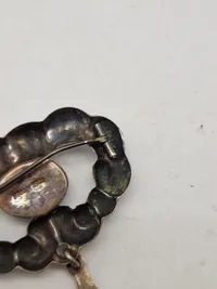 Original sølv broche fra 1920’erne - 830 sølv Skønvirke