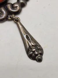 Original sølv broche fra 1920’erne - 830 sølv Skønvirke