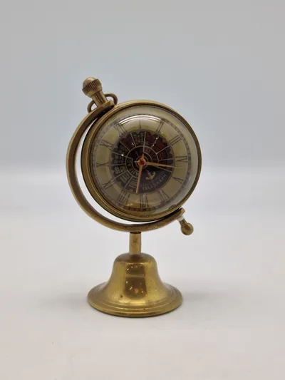 Nautical Desk Clock, messing