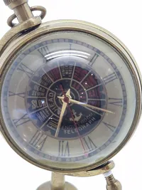 Nautical Desk Clock, messing