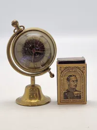 Nautical Desk Clock, messing