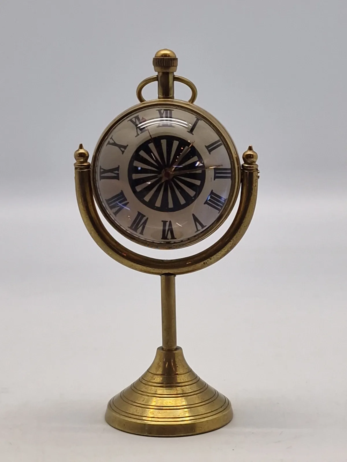Nautical Desk Clock, messing