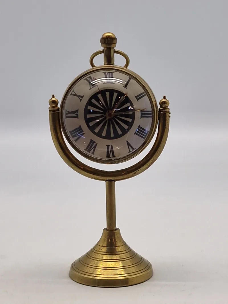 Nautical Desk Clock, messing