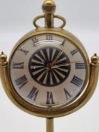 Nautical Desk Clock, messing