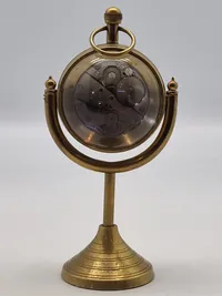 Nautical Desk Clock, messing