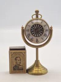 Nautical Desk Clock, messing