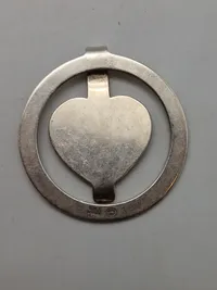 Original pengeclip designet af Georg Jensen - 925 sølv, 23,4 gram