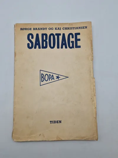 Originalt hæfte - Bopa sabotage