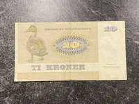 Original dansk 10 krone seddel