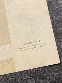 Original dansk 10 krone seddel