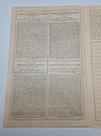 Original aktie - Tjekkoslovakiet
