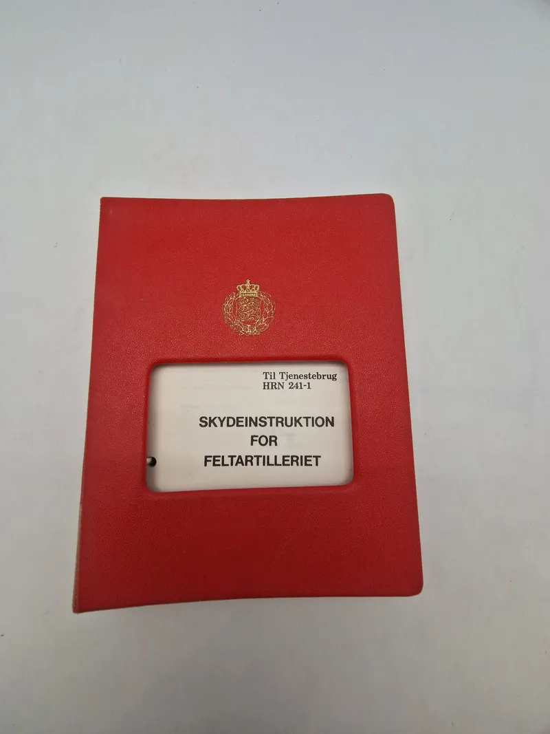SKYDEINSTRUKTION FOR FELTARTILLERIET