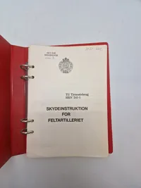 SKYDEINSTRUKTION FOR FELTARTILLERIET