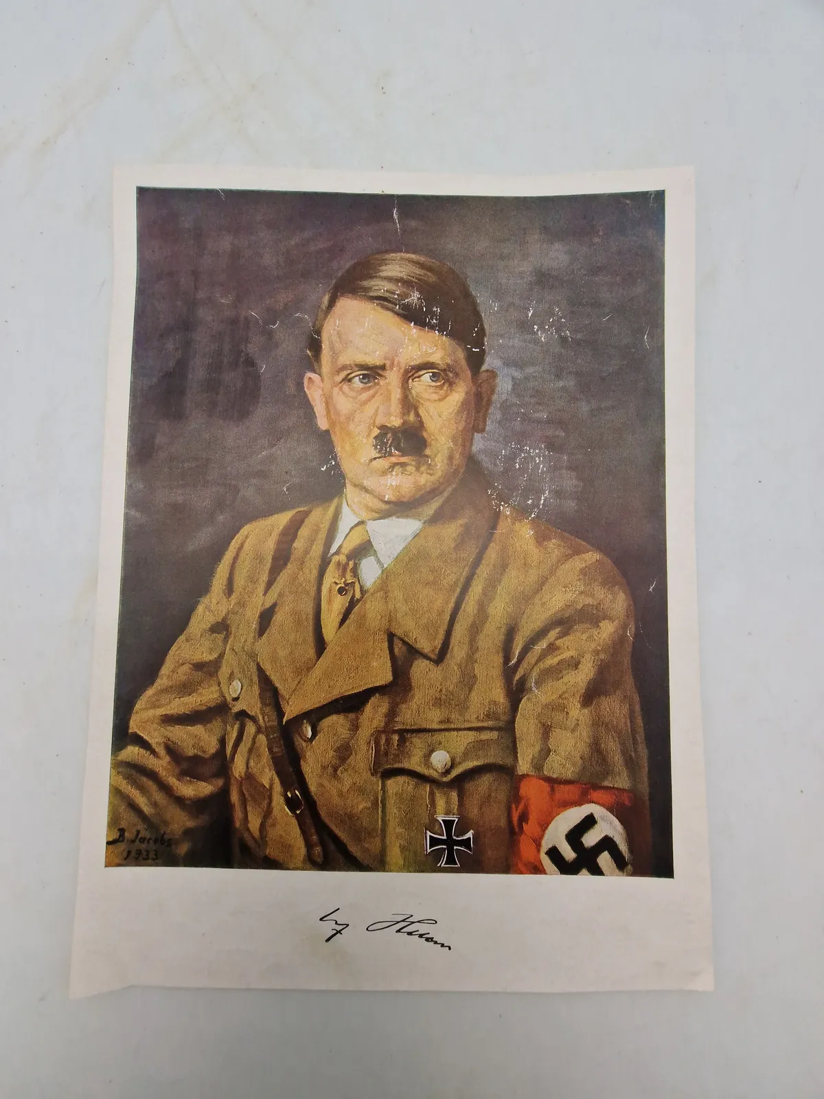 Originalt WW2 AH portræt