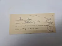 Sjældne originale WW2 passér tilladelser til flyvestation Værløse