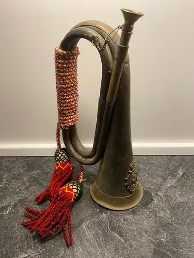 Signalhorn fra ww1 - 1st Canadian infantry battalio, repro