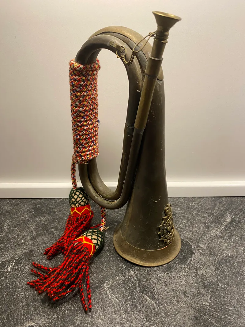 Signalhorn fra ww1 - 1st Canadian infantry battalio, repro