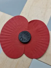 Remembrance kors med poppies