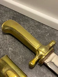 Sjælden original håndværkersabel model 1869