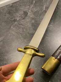 Sjælden original håndværkersabel model 1869
