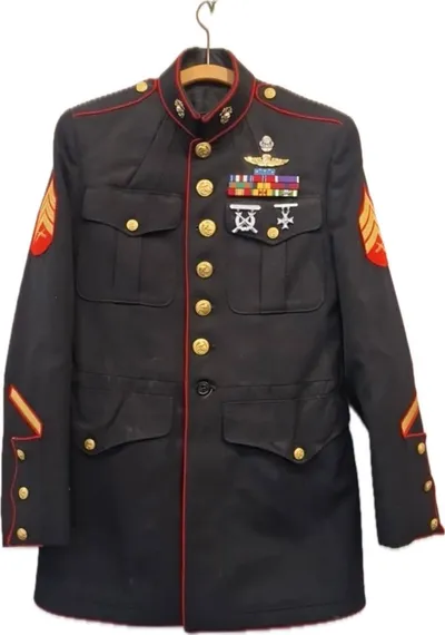 Original amerikansk USMC uniform  Vietnam Medal of Honour