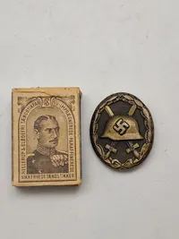 Originalt Verwundetenabzeichen in Schwarz - ww2