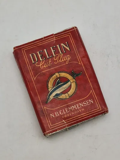Original pakke cigaretter “Delfin”  Fremstillet i Danmark WW2