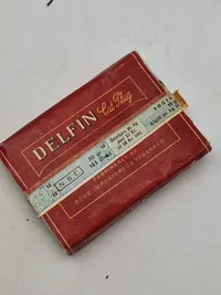 Original pakke cigaretter “Delfin”  Fremstillet i Danmark WW2