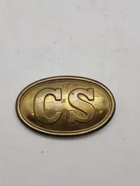 Confederates States bæltespænde - repro