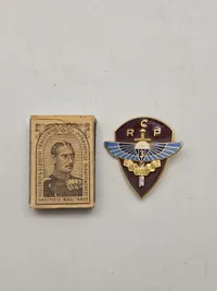 Originalt Fransk 3 rd Parachute Chasseur Regiment badge
