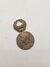 Original French Post-WWI Syria-Cilicia Commemorative Bronze Medal
