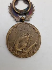Original French Post-WWI Syria-Cilicia Commemorative Bronze Medal