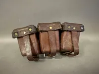 Original 3delt ammunitionstaske fra ww1