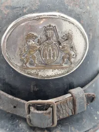 Original Dansk brandhjelm