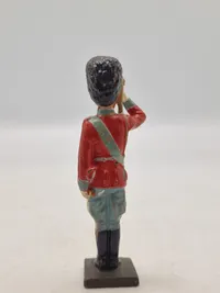 Original dansk linoliumsfigur Kong Christian d X