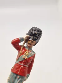 Original dansk linoliumsfigur Kong Christian d X