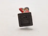 Original dansk linoliumsfigur Kong Christian d X