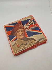 Original æske til “Monty Biscuits” - sjælden