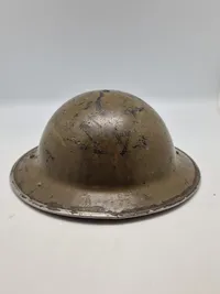 Original engelsk hjelm, brugt i NordAfrika, 1940