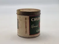 Original tobaks dåse -tom  WW2