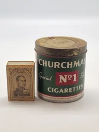 Original tobaks dåse -tom  WW2
