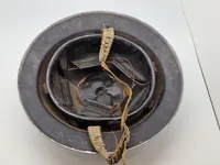 Original Early War Home Front "W" Warden Steel Helmet