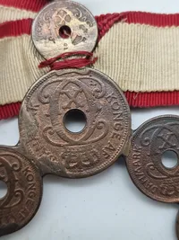 Originalt smykke lavet under ww2 af mønter
